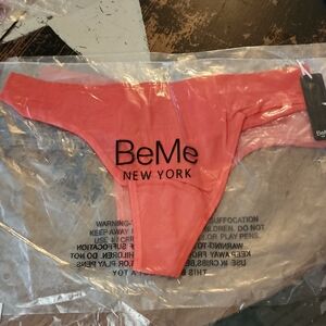 BeMe New York Invisibles Thong In Red NWT 🔥